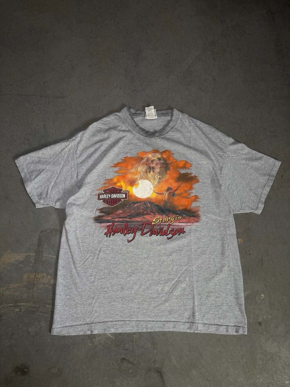 Harley Davidson Sturgis T-Shirt X-Large Gray
